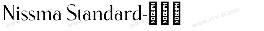 Nissma Standard字体转换